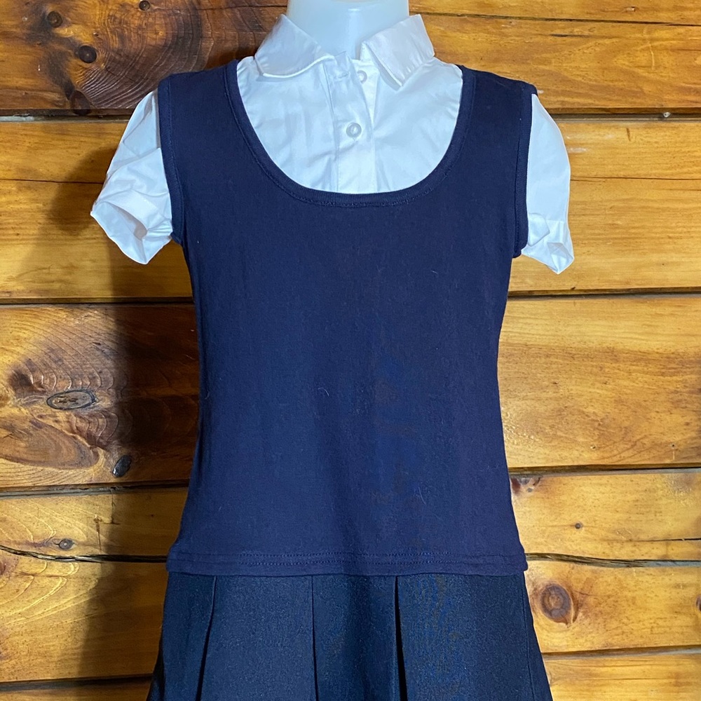 FRENCH TOAST 2-in-1 PLEATED SCHOOL UNIFORM  SZ 6